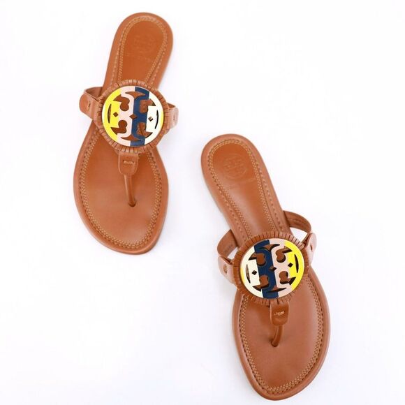 NIB Tory Burch FRINGE Miller Thong Sandals 6.5 - Picture 4 of 10